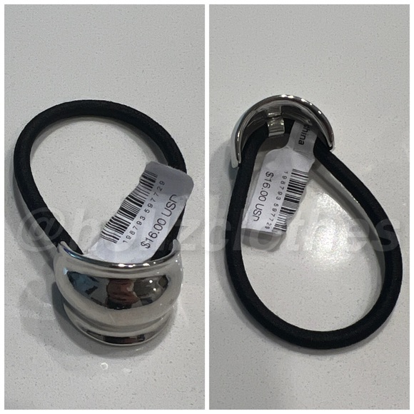 Free People Mini Molly Pony Silver OS - Picture 4 of 9